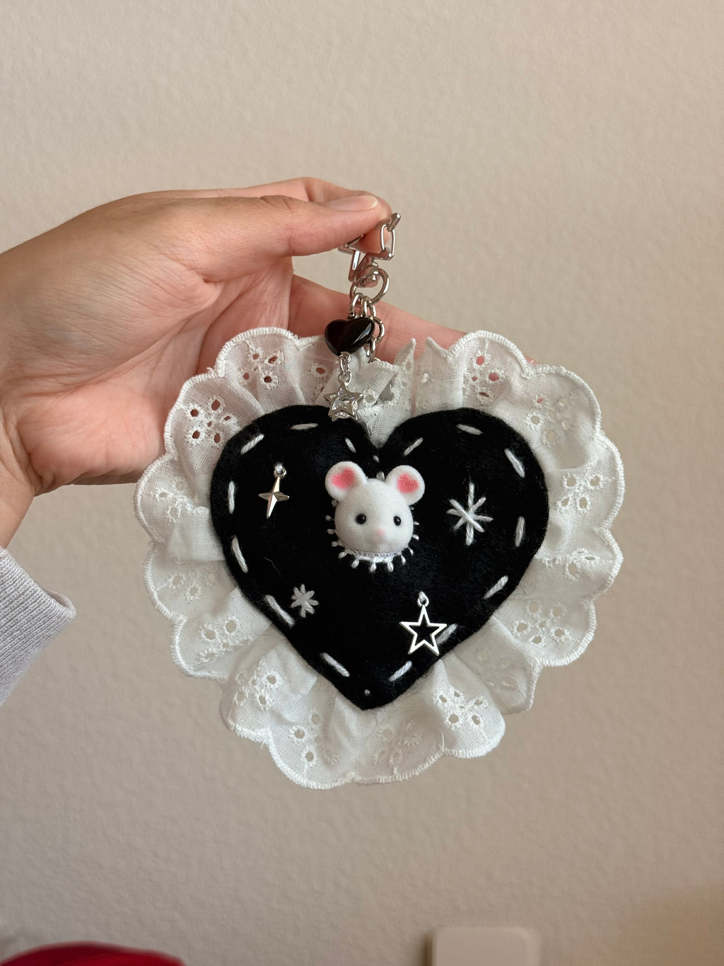Felt Bag Charm without a Calico Critter
