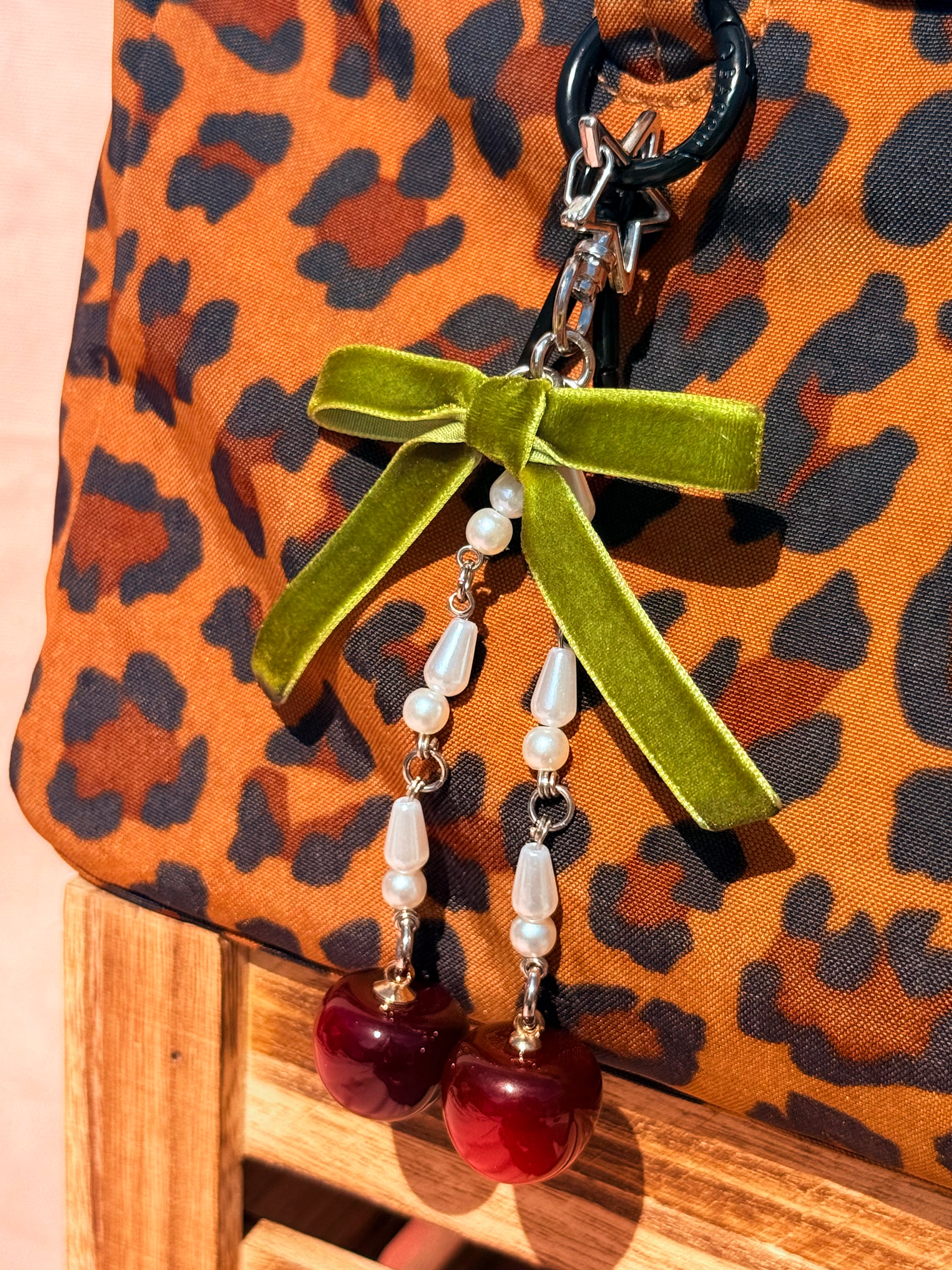 Cherry Bag Charm