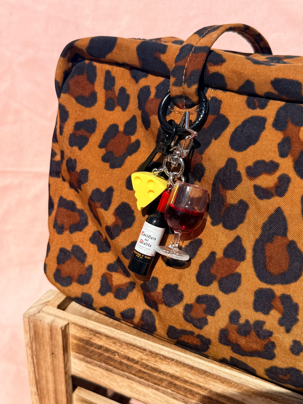 Wine & Cheese Charm